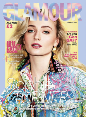 Sophie Turner and Maisie Williams – Glamour UK March 2019