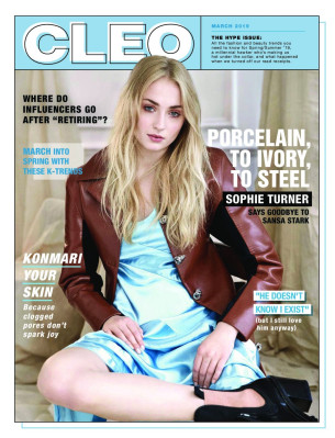 Sophie Turner – Cleo Magazine Singapore March 2019 Cover