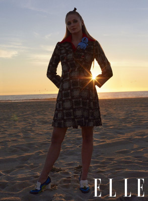 Sophie Turner – ELLE Magazine April 2020