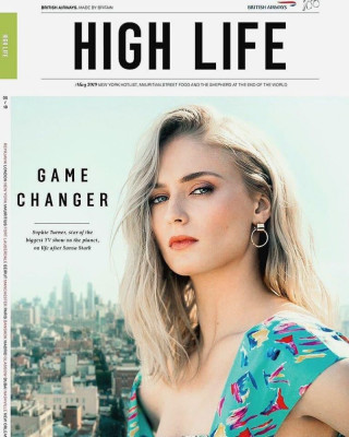 SOPHIE TURNER in High Life – British Airways In-flight Magazine, May 2019