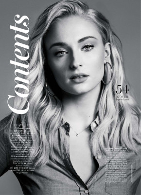 SOPHIE TURNER in Marie Claire Magazine, Australia June 2019