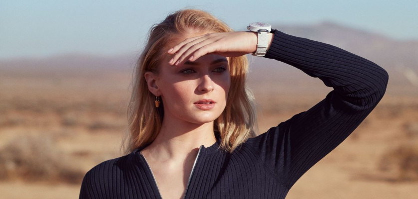 Sophie Turner – Louis Vuitton Tambour Horizon Campaign February 2019