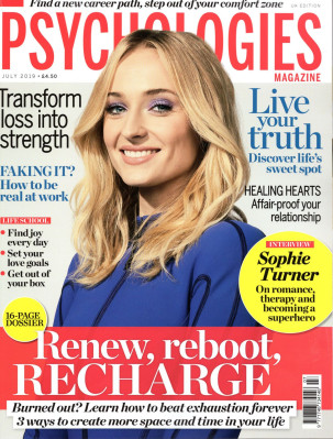 Sophie Turner – Psychologies July 2019 Issue
