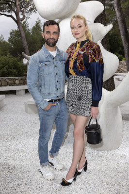 Sophie Turner-Louis Vuitton 2019 Cruise Collection in Saint-Paul-De-Vence