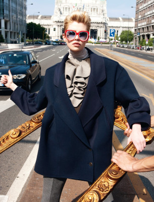 Stella Maxwell ~ Elle Italia October 2011 by Marcelo Krasilcic