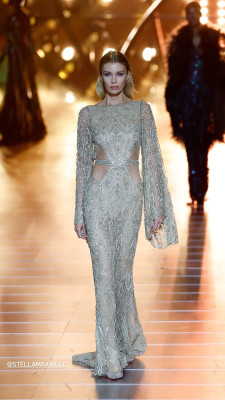 Stella Maxwell for Elie Saab 