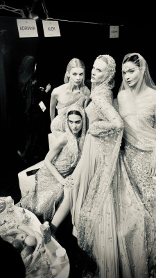 Stella Maxwell for Elie Saab 