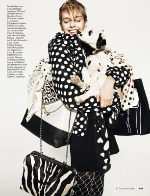 Stella Maxwell for Elle Italia November 2011 by Mark Pillai
