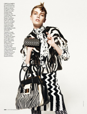 Stella Maxwell ~ Elle Italia November 2011 by Mark Pillai
