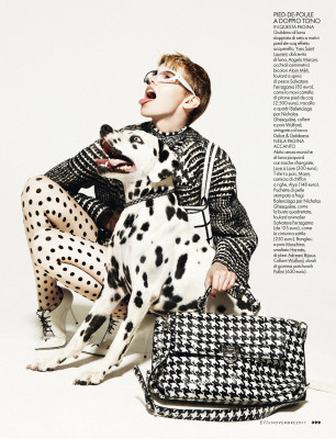 Stella Maxwell ~ Elle Italia November 2011 by Mark Pillai