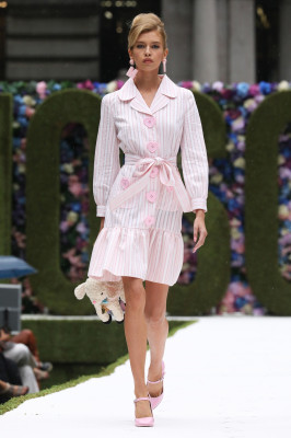 Stella Maxwell - Moschino S/S 2022 Runway Show at NYFW 09/09/2021