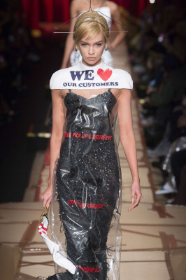 Stella Maxwell at Milan Fashion Week – Moschino Show 