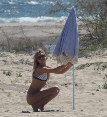 Stella Maxwell Bikini photoshoot in Malibu