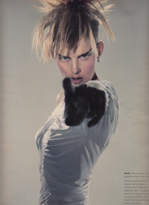 Stella Tennant ~ W Magazine February 2001 by Fabien Baron