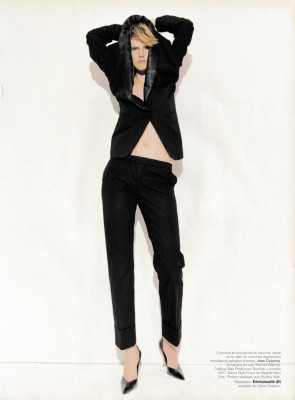 Stephanie Seymour & Stella Tennant ~ Vogue France February 2001 by Terry Richard