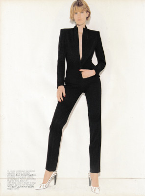 Stephanie Seymour & Stella Tennant ~ Vogue France February 2001 by Terry Richard