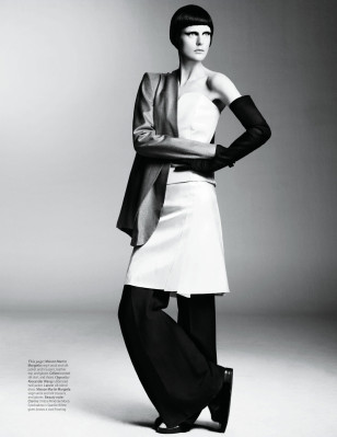 Stella Tennant ~ W Magazine March 2013 by Steven Meisel