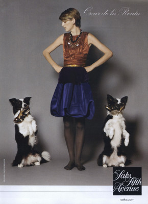 Stella Tennant ~ Saks Fifth Avenue FallWinter 2009.10 by Bruce Weber