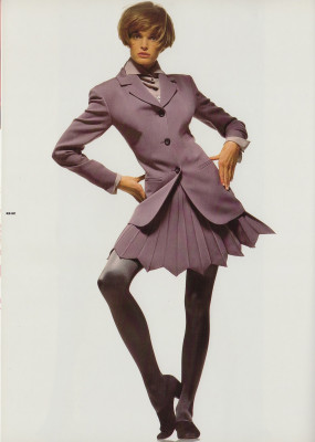 Stephanie Seymour for CRISCA Germany AW 1991-92 catalog by Albert Watson