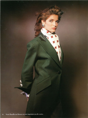 Stephanie Seymour for Christian Dior // 1991