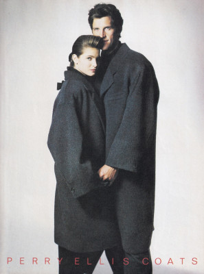 Stephanie Seymour for Perry Ellis 1988 by Sheila Metzner
