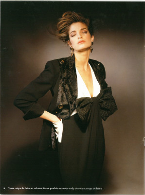 Stephanie Seymour for Christian Dior // 1991