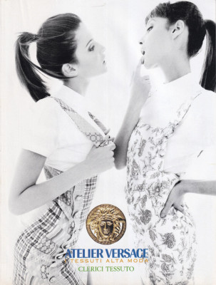 Christy Turlington &amp;amp; Stephanie Seymour for Gianni Versace SS1994by Steven Meisel
