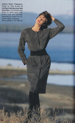 Stephanie Seymour for Bergdorf Goodman fall 1987