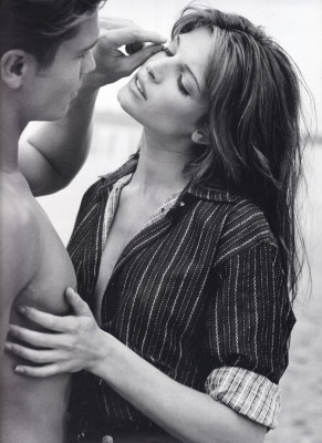 Stephanie Seymour ~ Gianni Versace fall/winter 1993 by Bruce Weber
