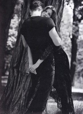 Stephanie Seymour ~ Gianni Versace fall/winter 1993 by Bruce Weber