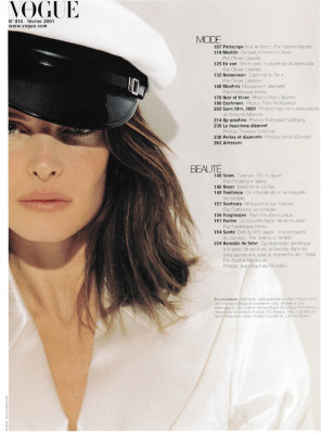 Stephanie Seymour &amp;amp; Stella Tennant ~ Vogue France February 2001 by Terry Richard