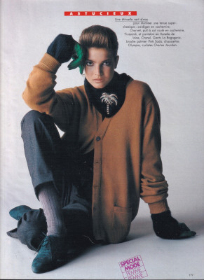 Stephanie Seymour ~ Madame Figaro France September 1986 by Bruno Juminer