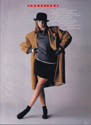 Stephanie Seymour ~ Madame Figaro France September 1986 by Bruno Juminer