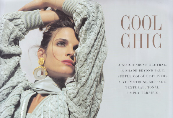 Stephanie Seymour for Escada catalogue spring/summer 1991
