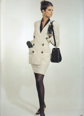 Stephanie Seymour &amp;amp; Yasmeen Ghauri for Escada catalogue spring/summer 1991