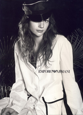 Renee Lacombe &amp;amp; Susan Eldridge for Emporio Armani 2002