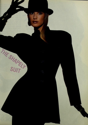 Suzanne Lanza for MADEMOISELLE US Sept 1986 by GILLES TAPIE