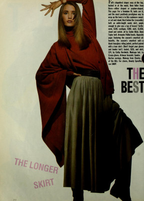 Suzanne Lanza for MADEMOISELLE US Sept 1986 by GILLES TAPIE