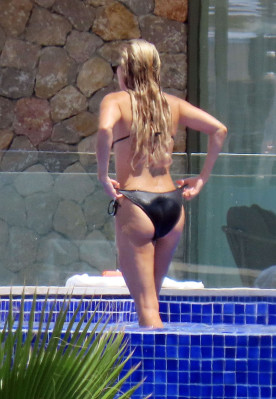 SYLVIE MEIS in Bikini at a Pool in Spain 07/20/2020