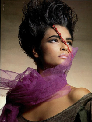 Talisa Soto ~ Vogue Italia February 1984 #2 by Albert Watson