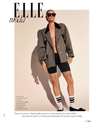 Tasha Tilberg ~ Elle Italia Agosto 2023 by Xavi Gordo