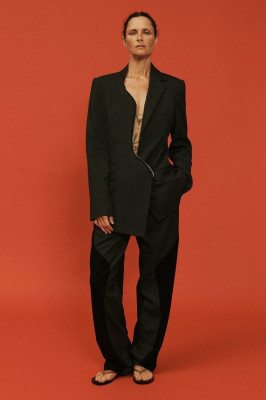 Tasha Tilberg for Christopher Esber Pre-Fall 25 by Pierre Toussaint