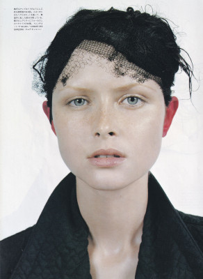 Tasha Tilberg for Vogue Japan September 2001 by Tesh