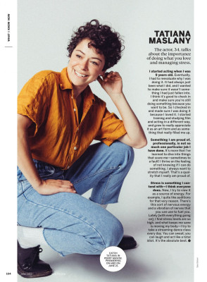 TATIANA MASLANY in Health Magazine, June 2020