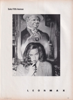 Tatjana Patitz ~ Leonmax 1987 by Phillip Dixon