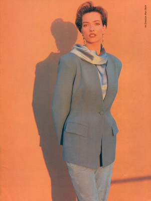 Tatjana Patitz ~ Anne Klein s/s 1990