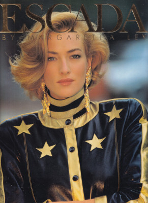 Tatjana Patitz &amp;amp; Yasmeen Ghauri for Escada catalogue spring/summer 1991