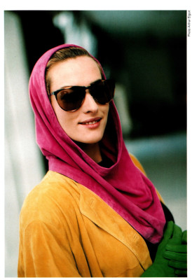 Tatjana Patitz ~ Laura Biagiotti S/S 1990 by Arthur Elgort