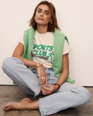 Taylor Hill for &#039;Sporty &amp; Rich&#039; S/S 2021 