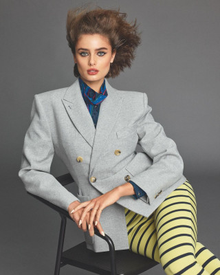 Taylor Hill by Nico Bustos for Vogue Greece // January 2021